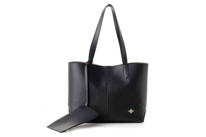 Lucky Bees Bolso Tote Negro Lucky Bees Bolso Tote Negro